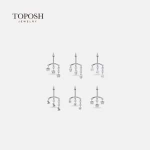 Titanium CZ Segment Ring – Custom Styles Available - Thumbnail Image 1
